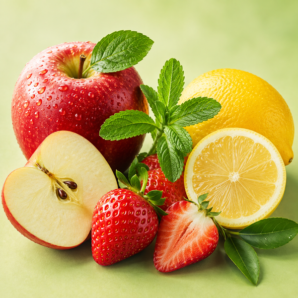 Pomme, fraise, stévia & citron